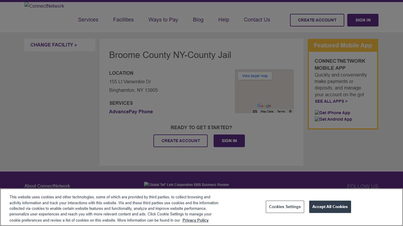 Broome County NY-County Jail ConnectNetwork